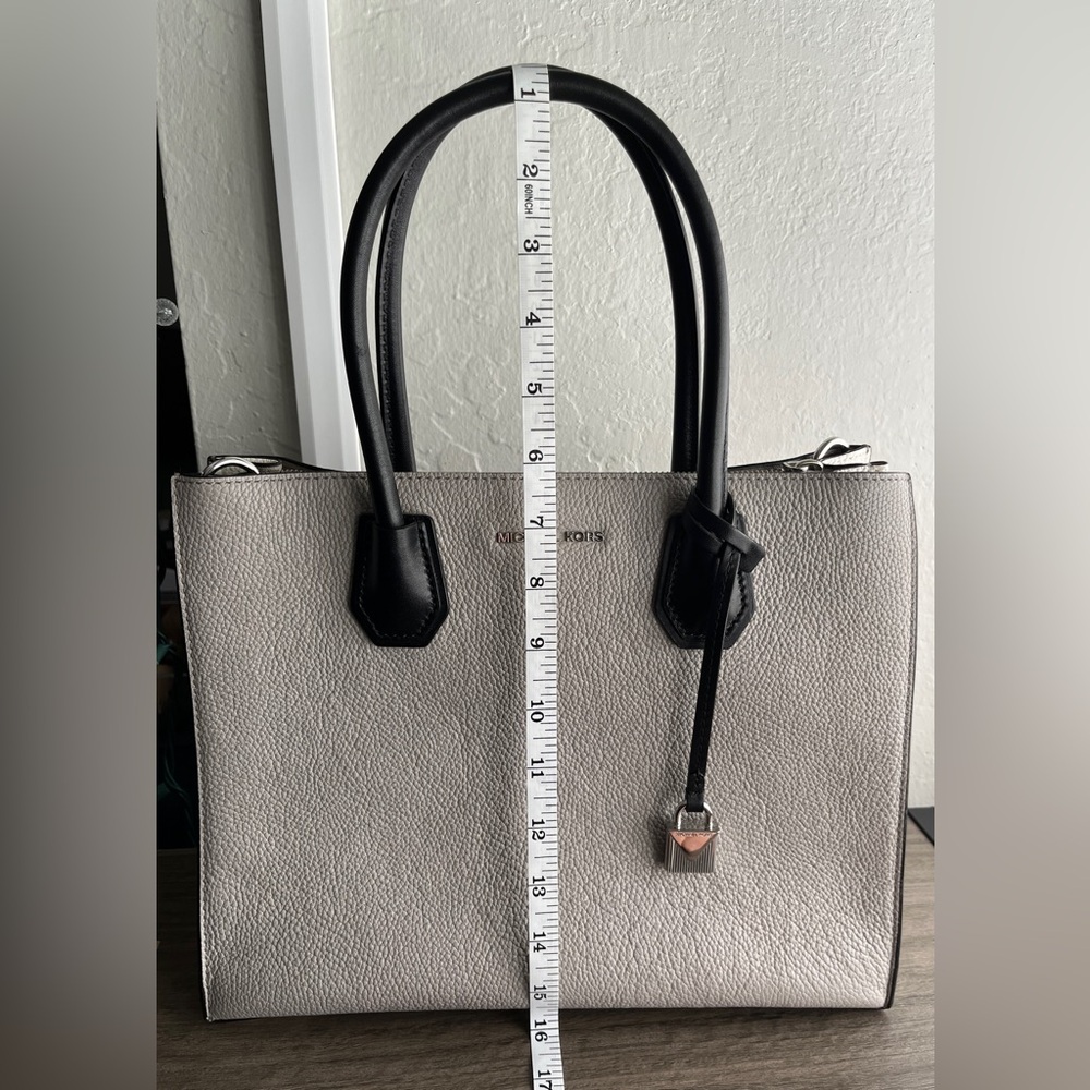 Michael Kors Satchel Bag (Black, Taupe, White) - Picture 15 of 17